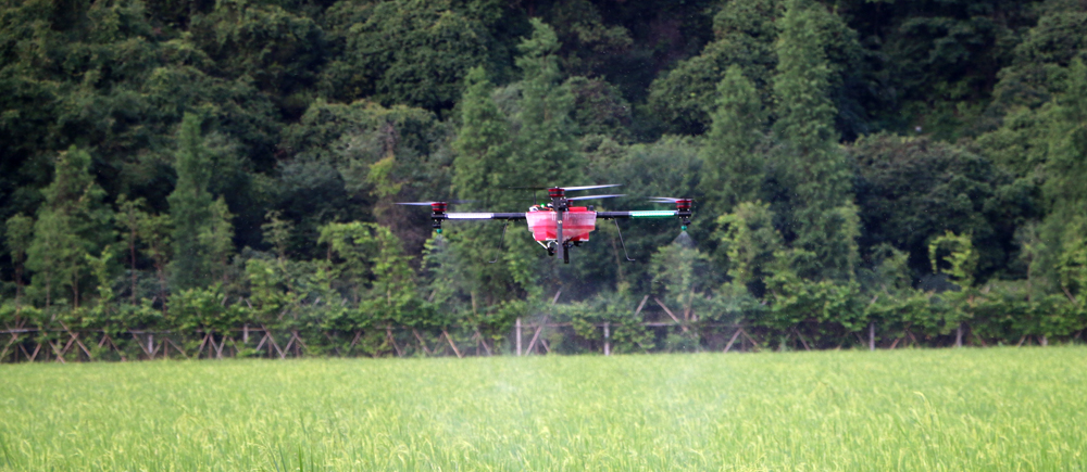 谷上飞农用无人机3WDM4-10L四旋翼农药喷洒无人机